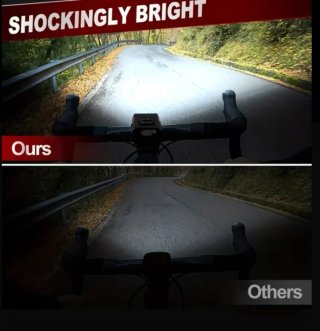 Luces LED de gran potencia para Bicicleta