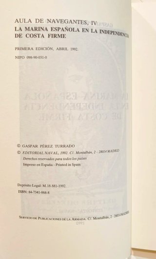Libro Marina Española Costa Firme