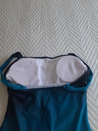 Bañador mujer azul degradado