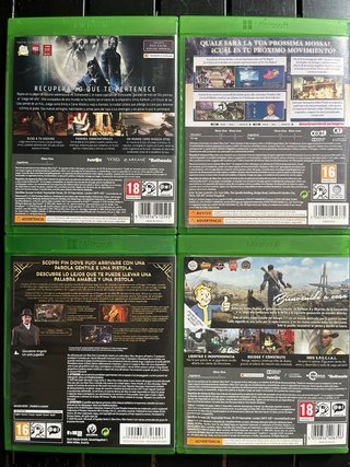 Juegos Xbox One 10€/unidad