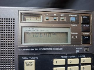 Radio Sony ICF-7500DS Portátil
