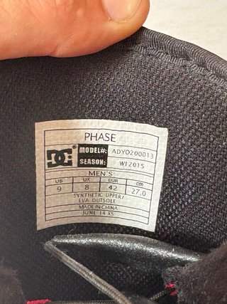 Botas Snowboard DC Shoes Phase 15 Talla 42