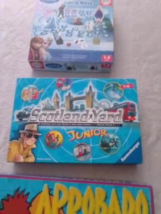 Lote 3 Juegos Aprendizaje: Frozen, Scotland Yard,