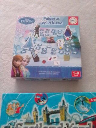 Lote 3 Juegos Aprendizaje: Frozen, Scotland Yard,