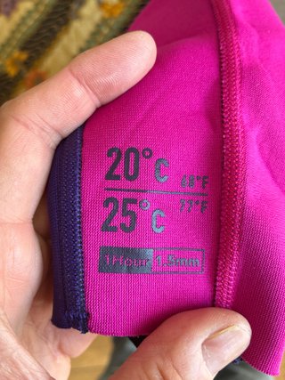 Traje neopreno niña morado y rosa