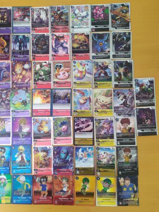 Lote 86 Cartas Arte Alternativo Digimon TCG