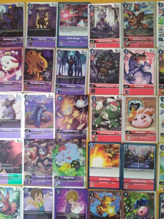 Lote 86 Cartas Arte Alternativo Digimon TCG