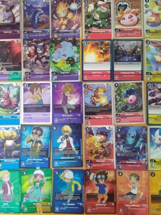 Lote 86 Cartas Arte Alternativo Digimon TCG