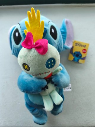 Peluche Stitch e Scrumpy 35/30cm