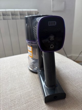 Aspirador de mano portátil con 2 cabezales