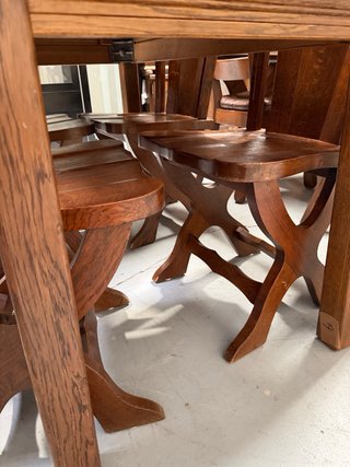 Comedor de madera con 4 sillas