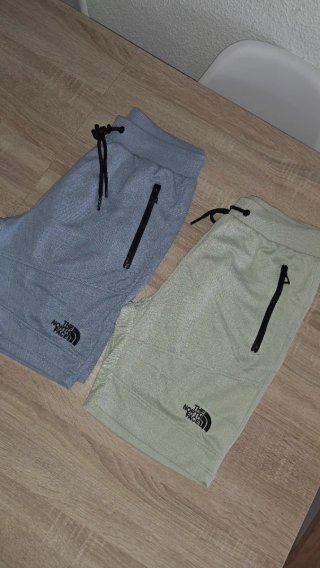 Set The North Face Pantalones Gris y Verde