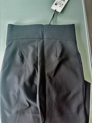 Pantalón Zara Studio Negro Talle Alto