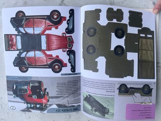 Colección maquetas de coches históricos de papel