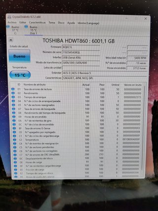 Disco Duro Interno Toshiba 6TB Surveillance S300