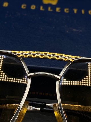 Gafas de sol Bugatti EB Aviator Vintage Oro/Plata