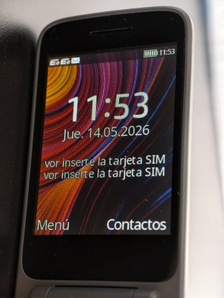 Teléfono Móvil con botón de emergencia