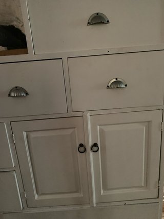 Altillo/Cama de madera con escalera