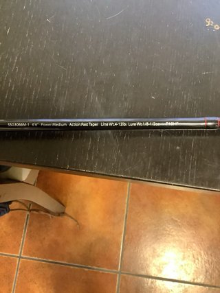 Caña de pesca Lews Carbon SS Speed Stick para Bass