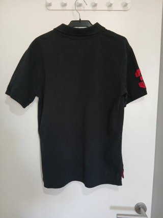 Polo U.S. Polo Assn. Negro Talla L( 14/16 años)