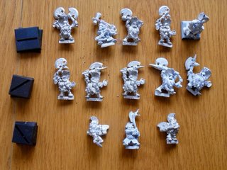 Lote 13 Enanos Metal Warhammer Fantasy