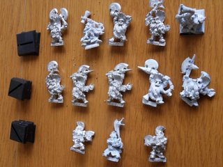 Lote 13 Enanos Metal Warhammer Fantasy