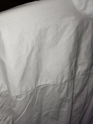 Camicia bianca Sisley uomo collo alla coreana