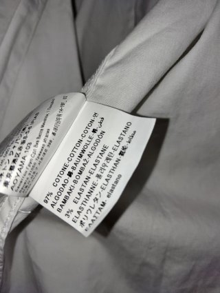Camicia bianca Sisley uomo collo alla coreana