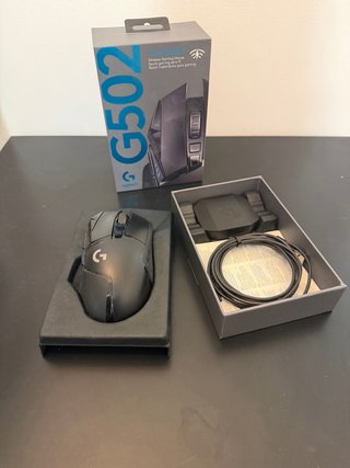 Logitech G502 Lightspeed Inalámbrico Negro/Azul