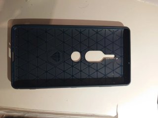 Funda Xperia XZ2 Premium Sony Negra y Azul
