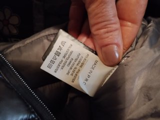 GURU Piumino donna cappuccio Argento Tg. M