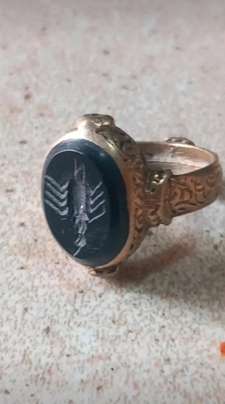 Anello sigillo afghano antico