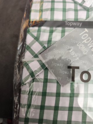 Camisa Topway cuadros verde hombre