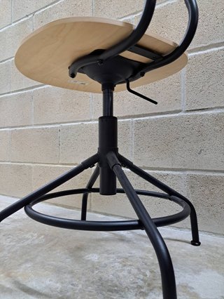 Silla IKEA KULLABERG Madera y Metal
