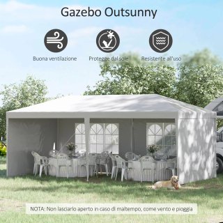Tendone da Giardino Pieghevole per Feste ed Eventi