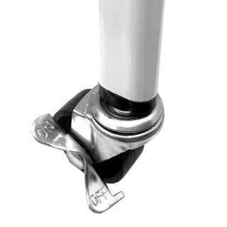 Carro Auxiliar Blanco Multiusos 3 Bandejas Metal