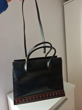 Bolso Negro Piel YSL