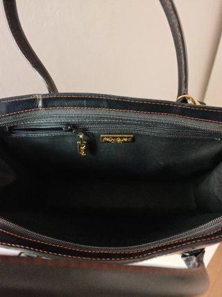 Bolso Negro Piel YSL