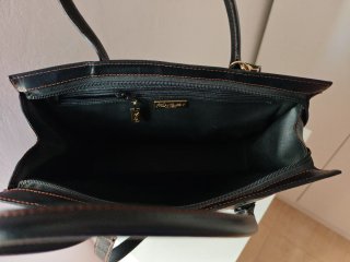Bolso Negro Piel YSL