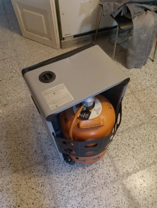 Estufa de gas butano