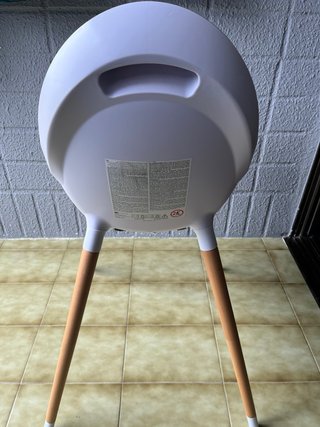 Trona Kinderkraft Gris y Madera