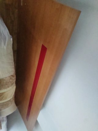 Cabecero de cama madera y tela