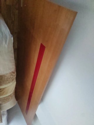 Cabecero de cama madera y tela