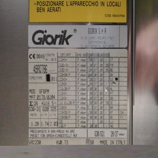 Forn gas Giorik GF6PM | Horno gas Giorik GF6PM