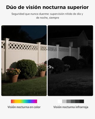 Cámara Vigilancia WOOX Solar 2K 3MP Exterior