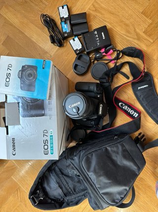 Kit Cámara Canon 7D + Accesorios