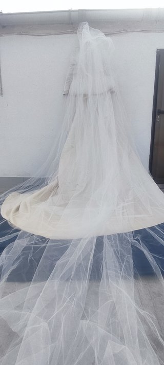 Vestido Novia Alta Costura Mikado Seda Natural 38