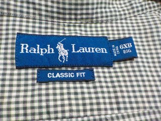 Polo Ralph Lauren Camisa 6XL Gris