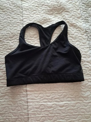 Top deportivo negro DOMYOS