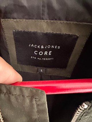 Chaqueta Bomber Jack & Jones Hombre Verde Kaki